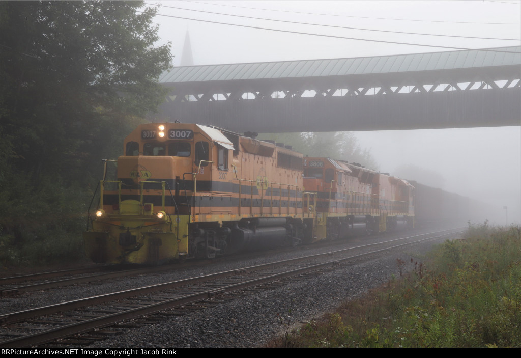 Departing in the Fog